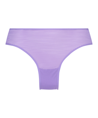 Invisible Brazilian Stripe mesh, Purple