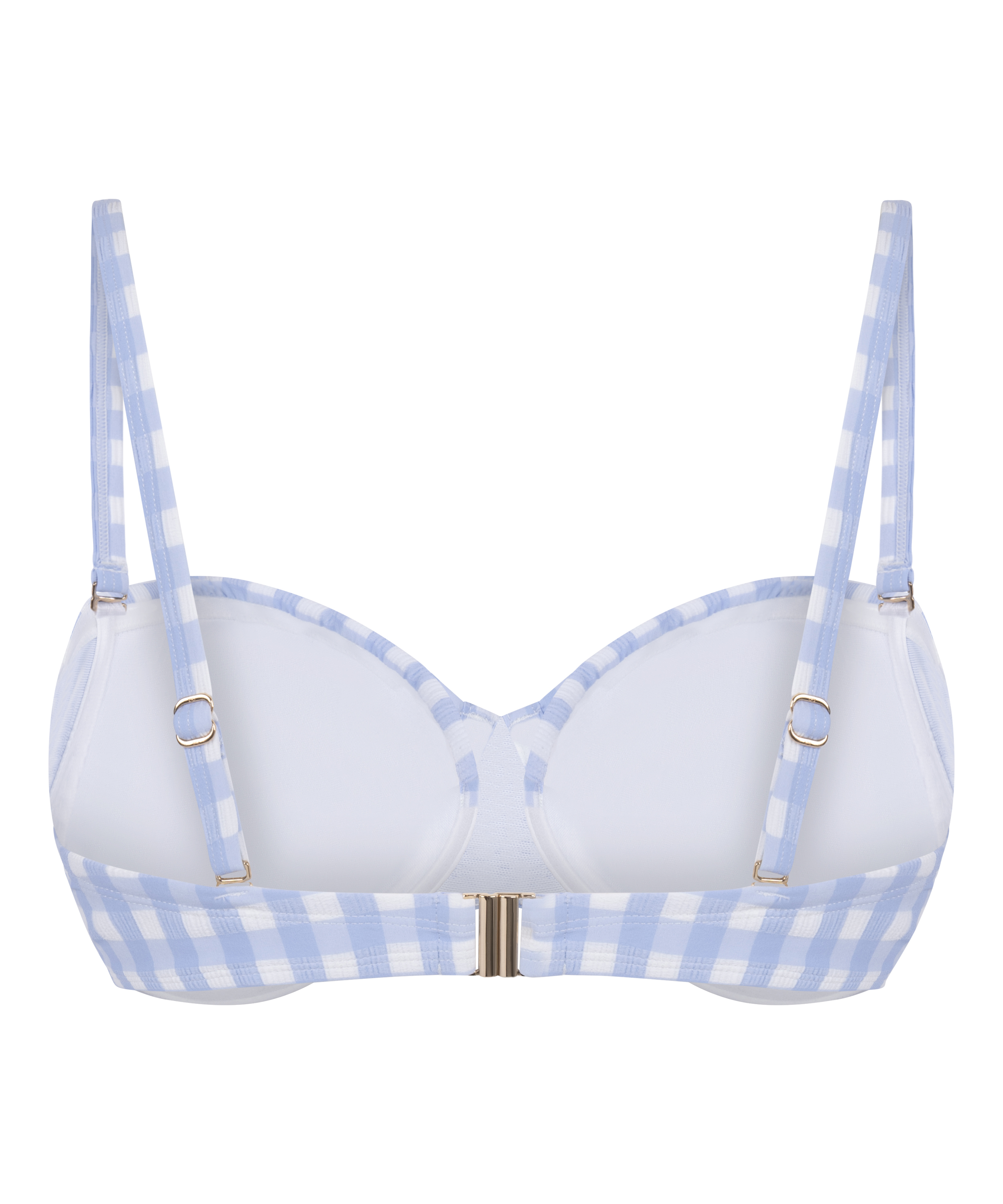 Padded Underwired Bikini Top Amalfi, Blue, main