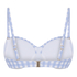 Padded Underwired Bikini Top Amalfi, Blue