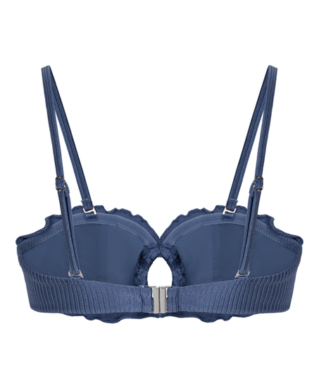 Bandeau Bikini Top Sardinia, Blue