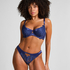 Grace Padded Underwired Bra, Blue