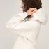 Hoodie Brushed Sweat, White