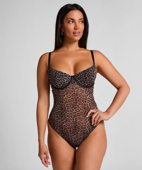Tara Leopard Body, Black