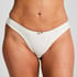 Pointelle Brazilian, White