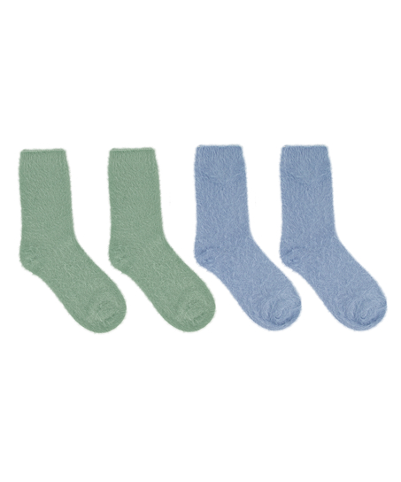 2 pairs of socks, Green