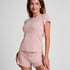 Pointelle Top, Pink