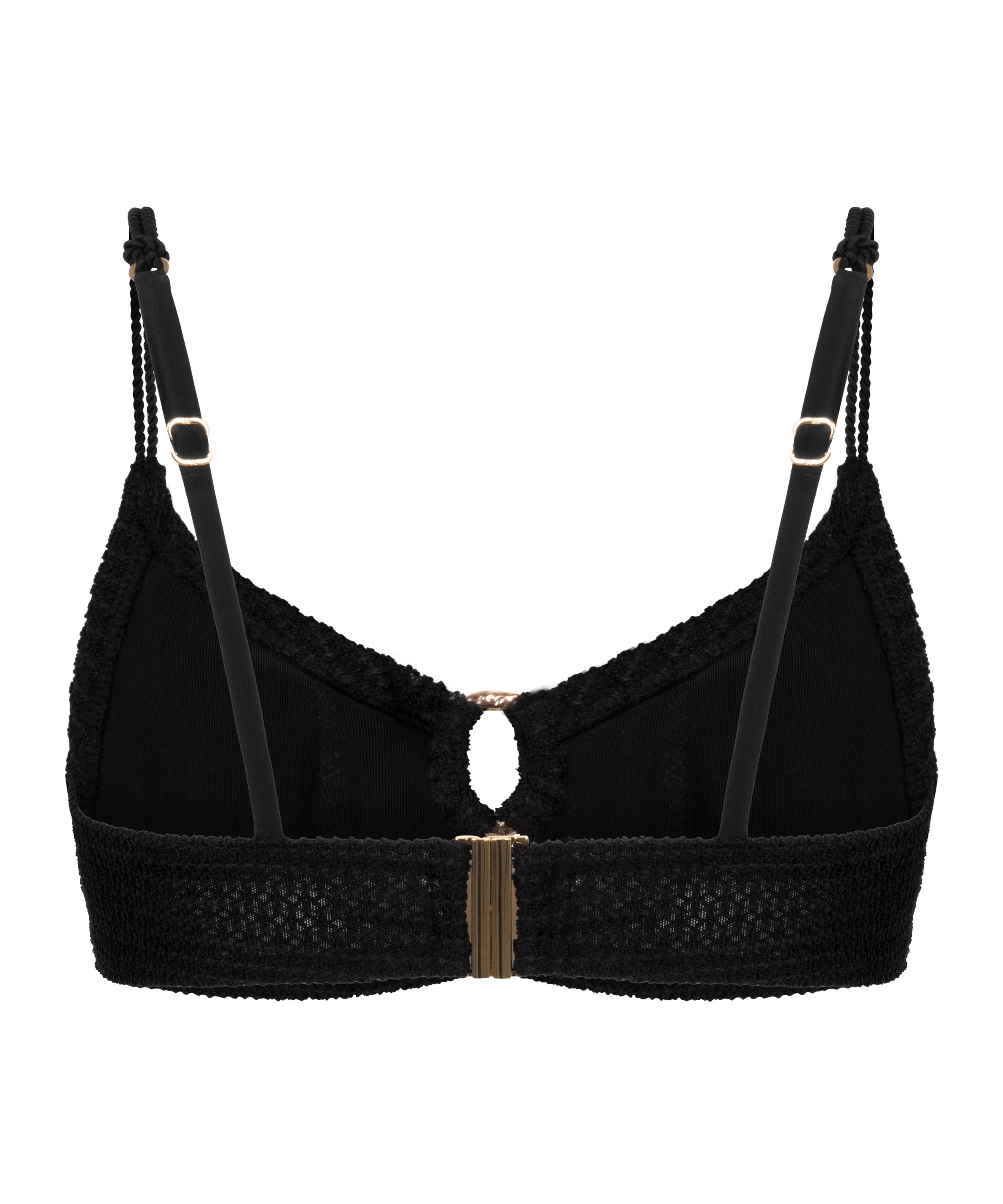 Cairo Bikini Top, Black, main