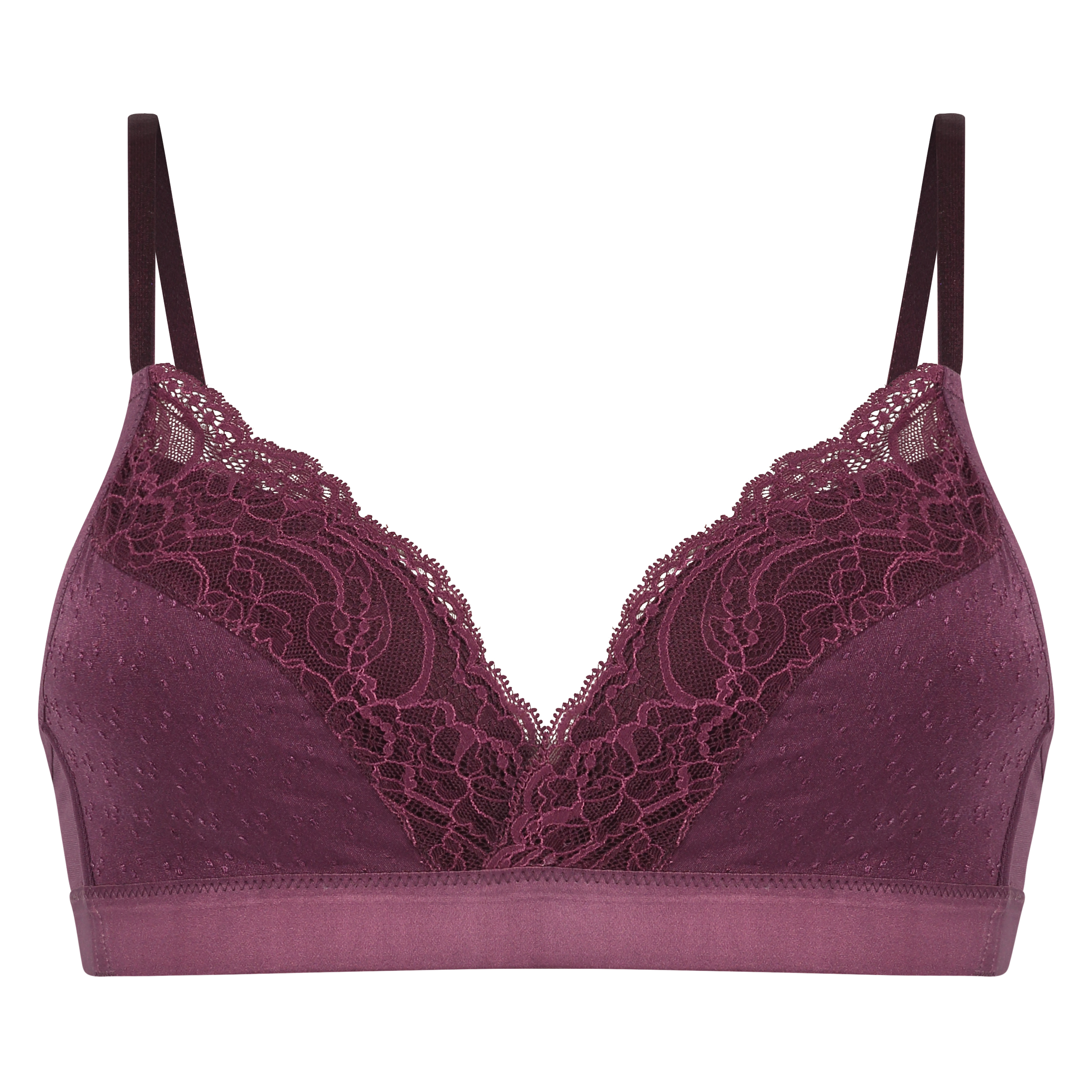 Sophie Padded Non-Underwired Bra, Purple, main