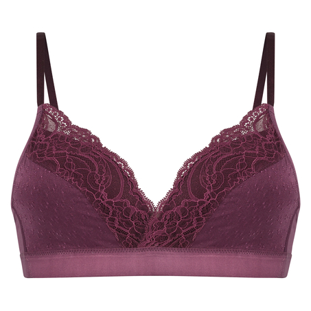 Sophie Padded Non-Underwired Bra, Purple