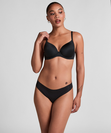 Super Soft Padded Underwired Bra, Black