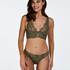 Lilliana Non-Padded Longline Underwired Bra, Green