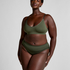 Dide Triangle Bralette, Green