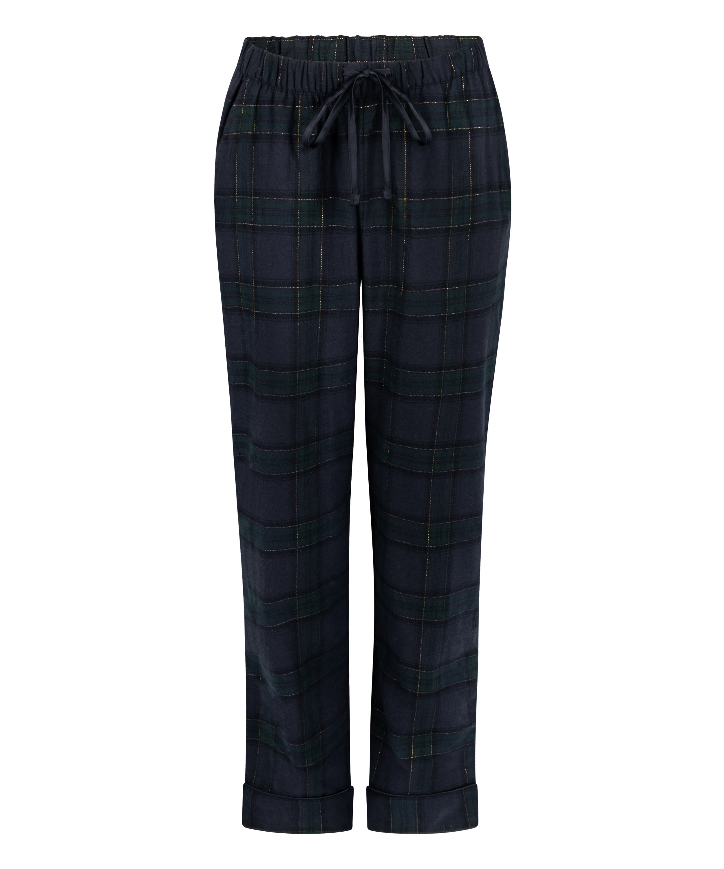 Petite Flannel Pyjama Pants, Blue, main