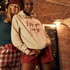 Twill Shorts, Red