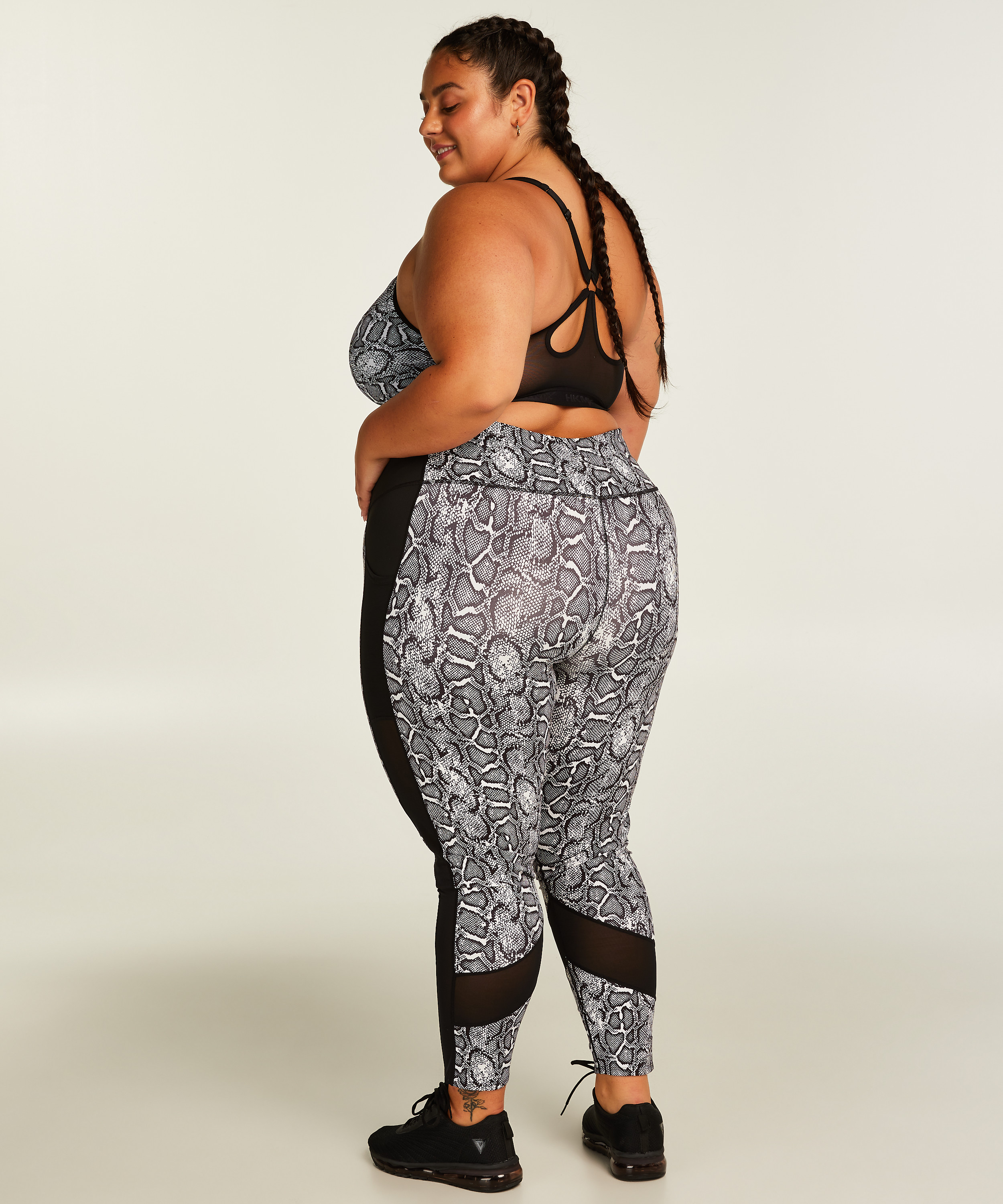 HKMX Sports bra The Pro Level 3, White, main