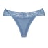 Elliena Extra Low V Thong, Blue