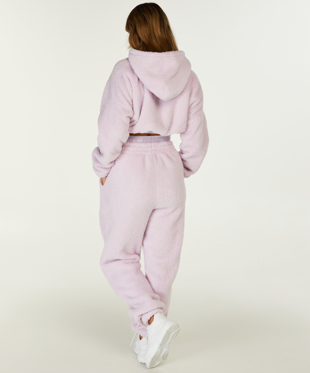 Boyfriend Sweet One Fluffy Joggers, Purple