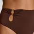 Highleg Bikini Bottom Madrid, Brown