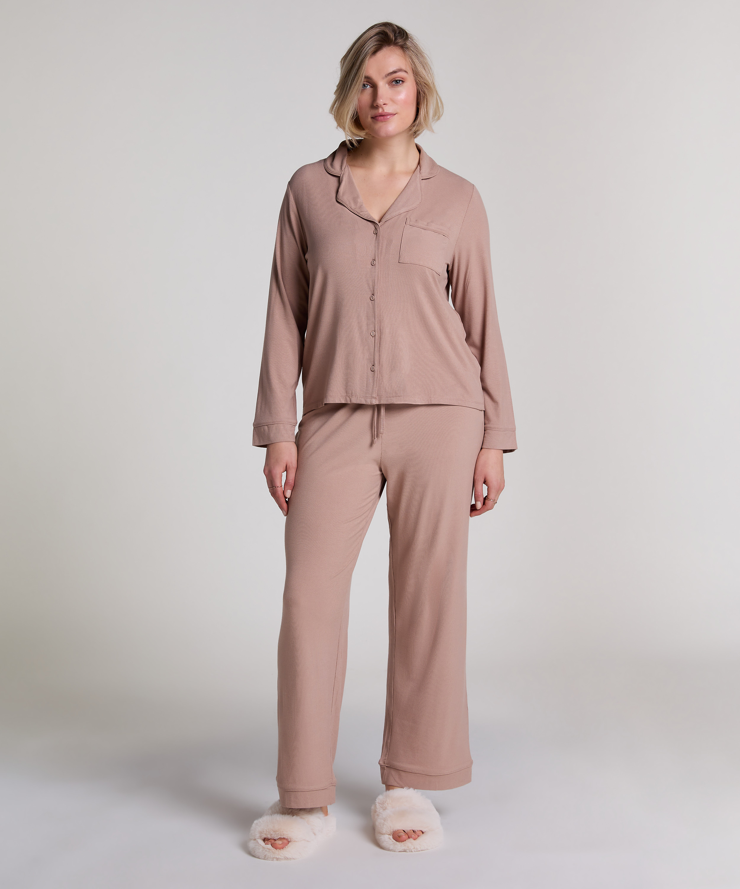 Pant Rib Essential, Beige, main