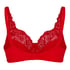 Diva Non-Padded Underwired Bra, Red