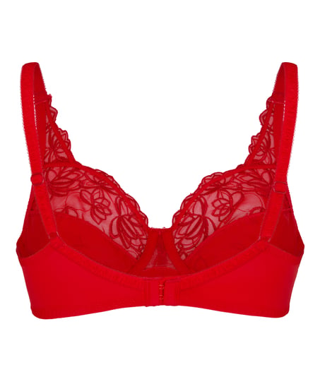 Diva Non-Padded Underwired Bra, Red