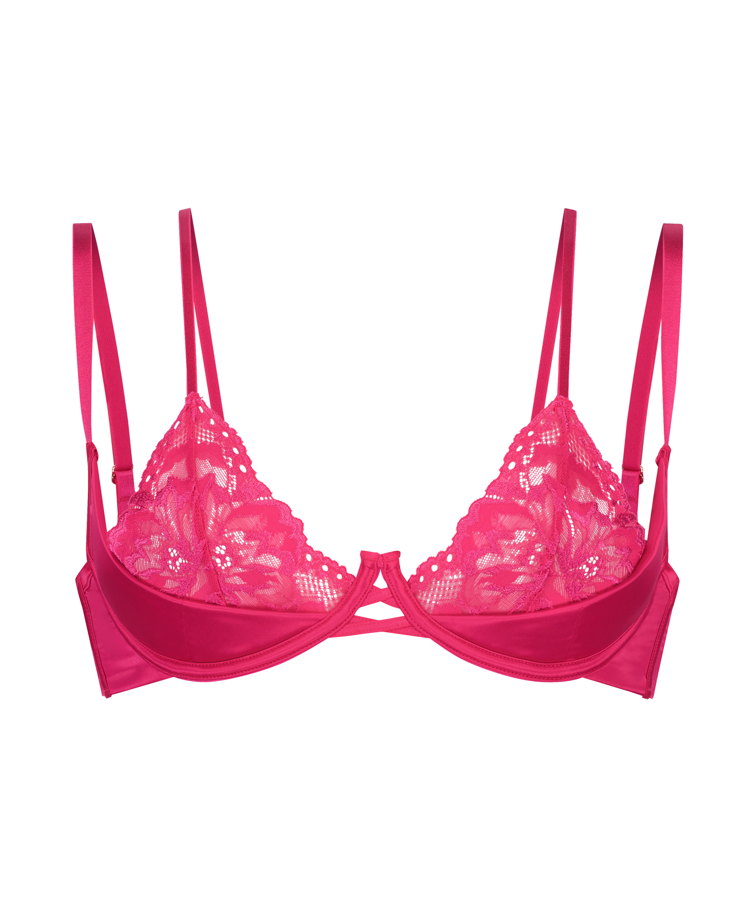 Ellie Half-Padded Cup Underwired Bra, Pink, main