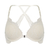 Daisy Padded Push-Up Underwired Bra, White