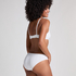 Pointelle Non-padded Underwired Bra, White