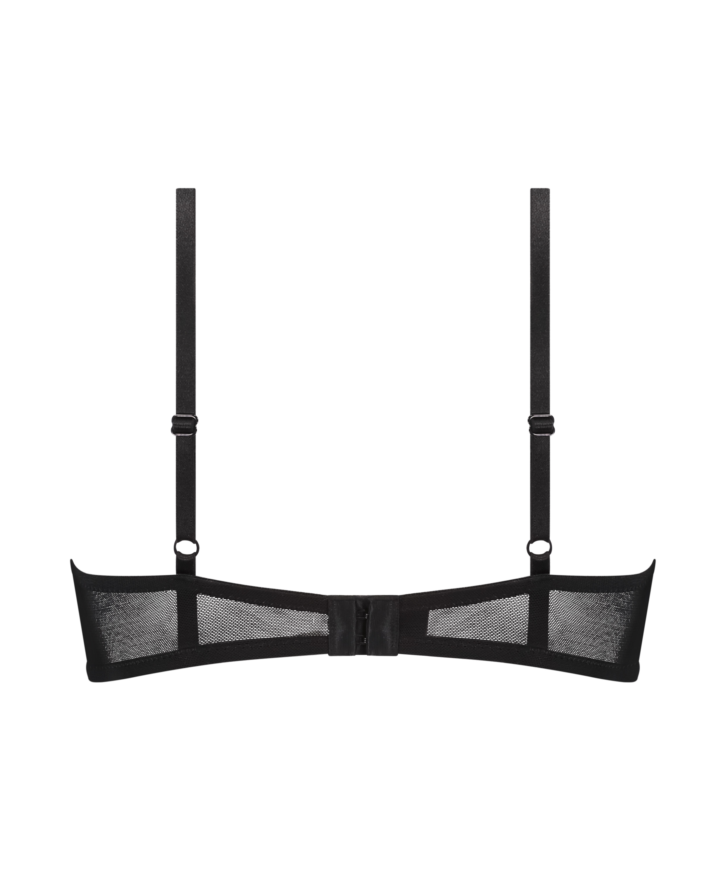 Misio Non-Padded Underwired Bra, Black, main