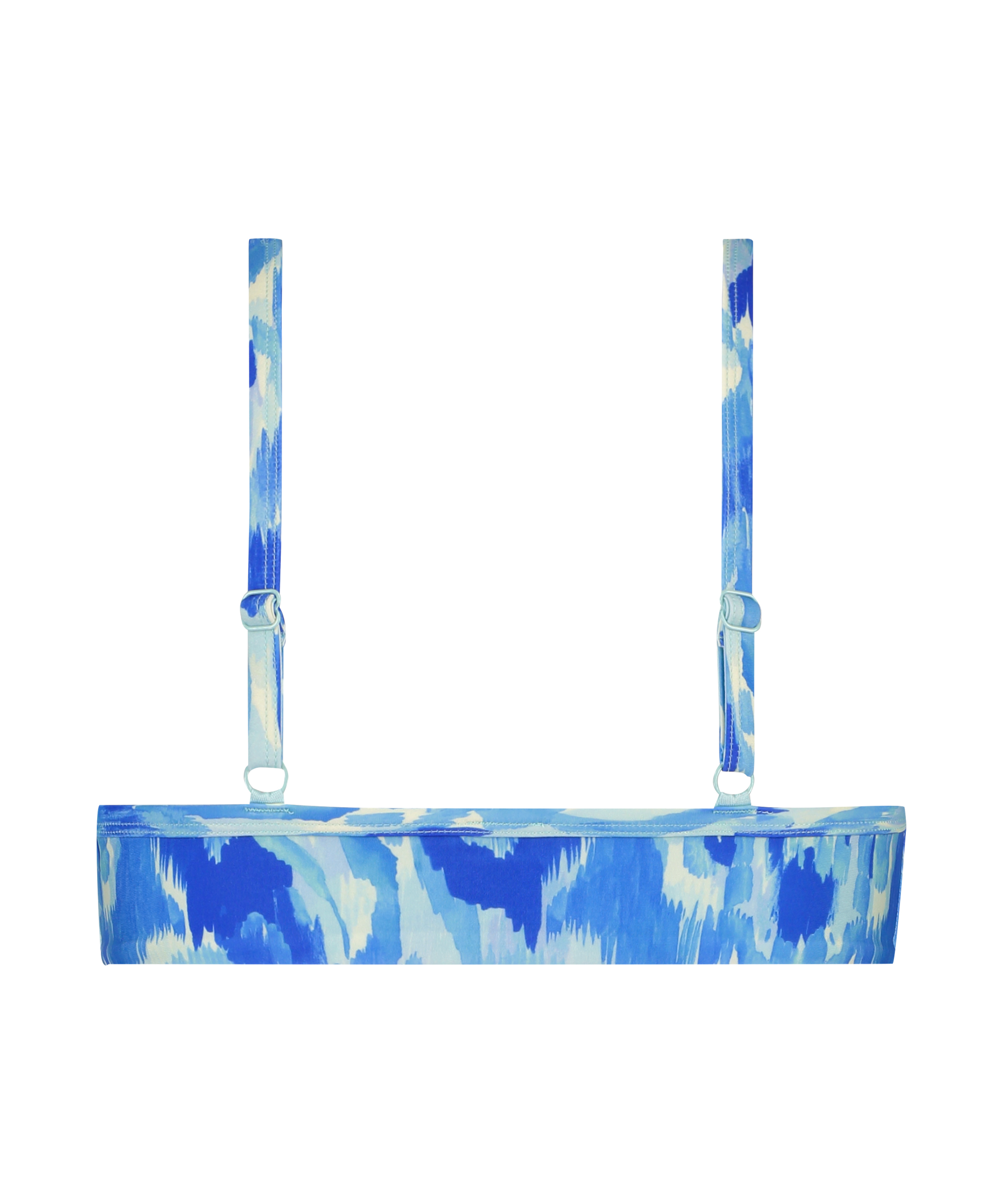 Paraguay Bikini Crop Top, Blue, main