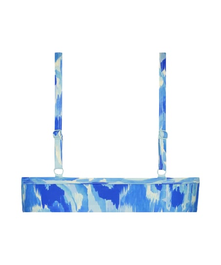 Paraguay Bikini Crop Top, Blue