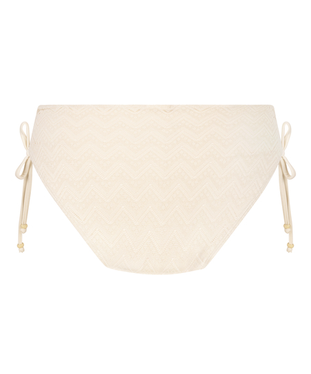 Crochet Bikini Bottoms, White