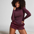 super soft Turtleneck Shirt with Cashmere, Purple