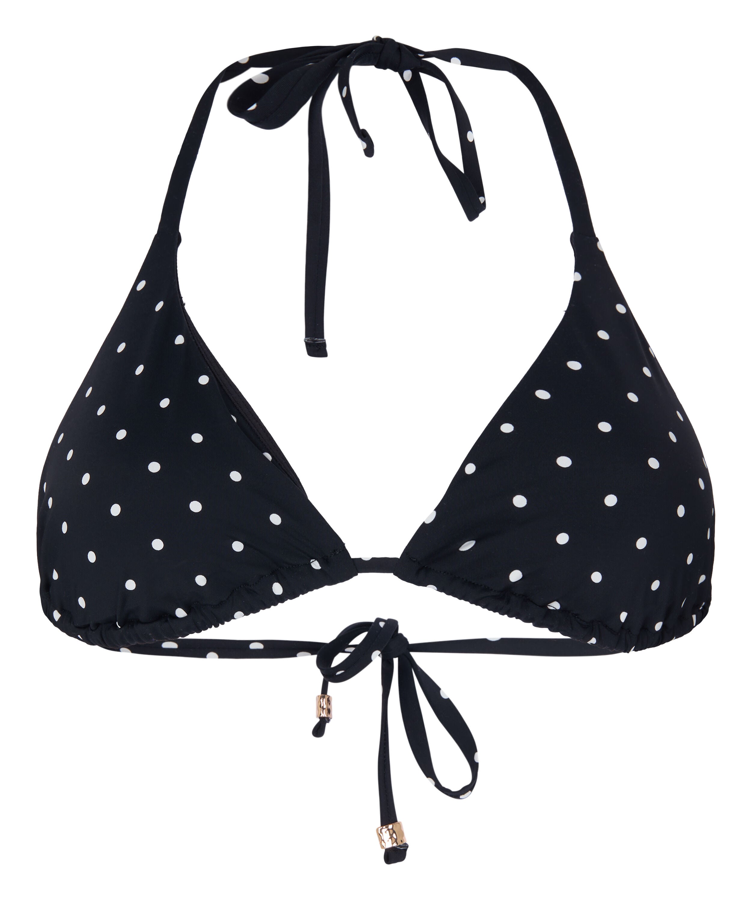 Triangle Bikini Top Luxe, Black