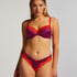 Lace & Shine Padded Underwired Bra, Pink