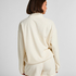 Top Half Zip Sporty Fleece, White