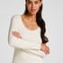 Top Jersey Lace, White