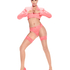 Stay Ups 15 Denier Lace, Pink