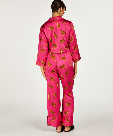 Satin Trousers, Pink