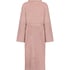 Long Fleece Bathrobe, Pink