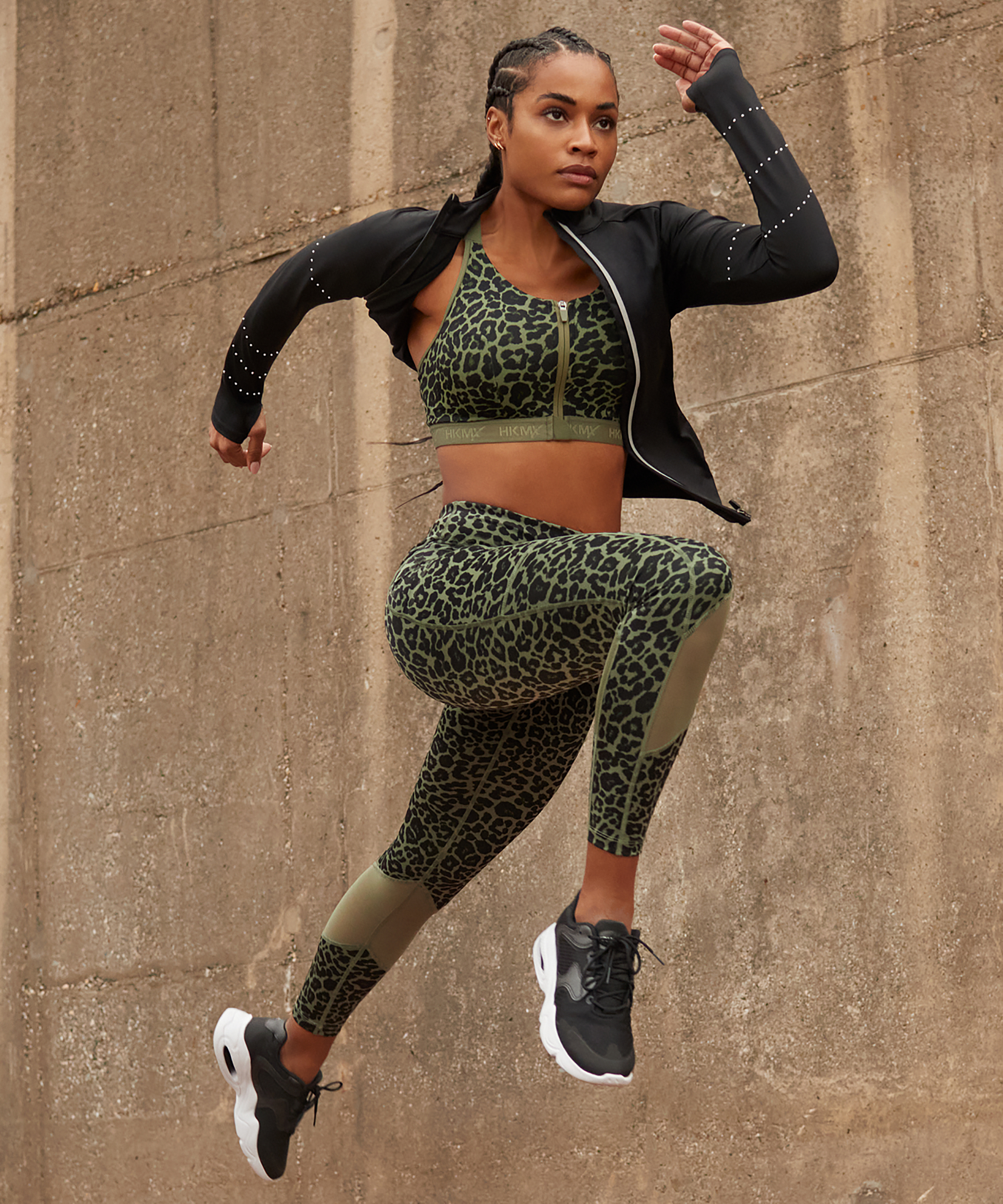 HKMX Oh My Squat High Waisted Leggings, Green, main
