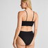 Smooth Bandeau Bralette, Black