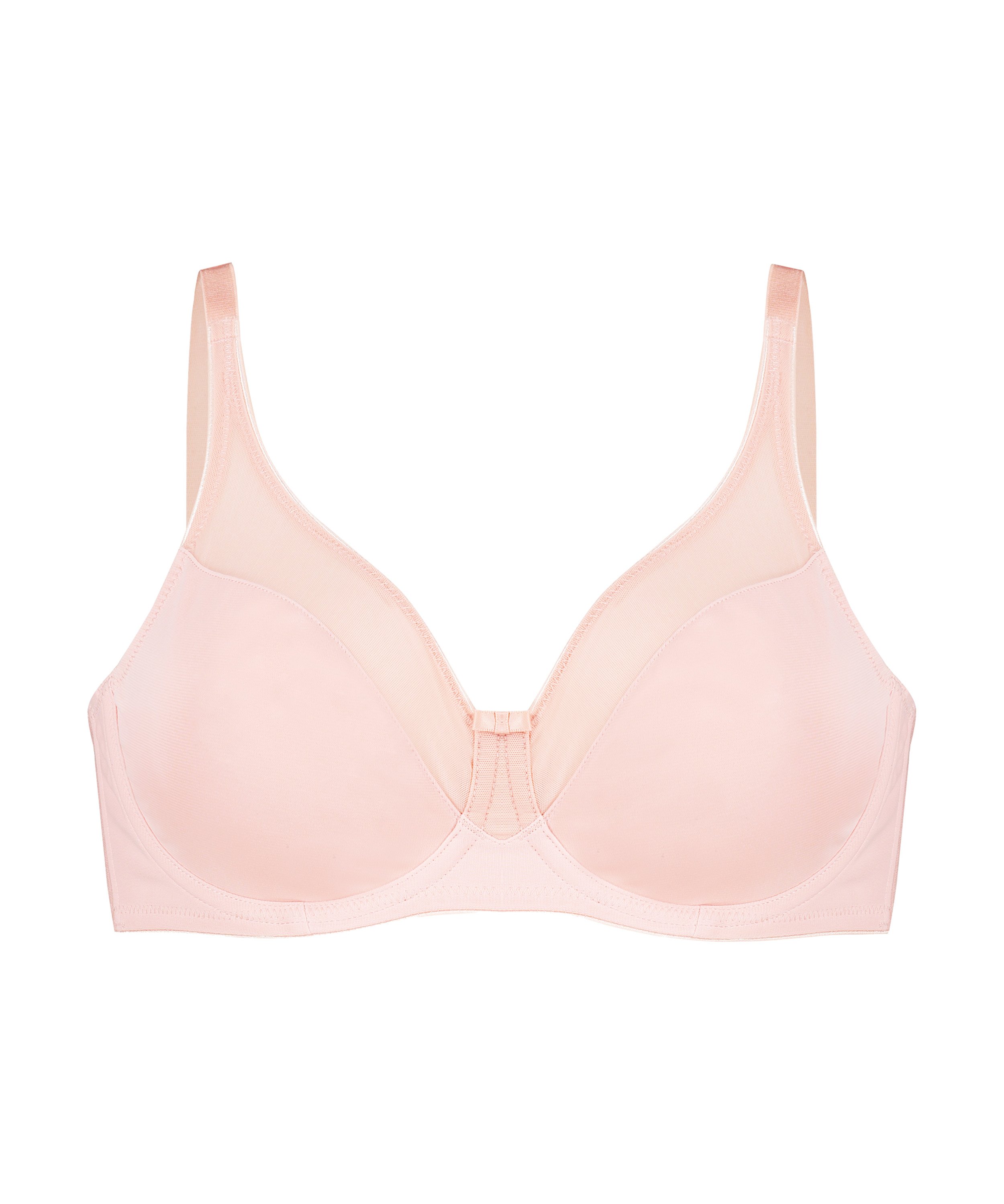 Nina Non-Padded Underwired Minimizer Bra, Pink, main