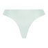 Lace Back Invisible Thong, Green