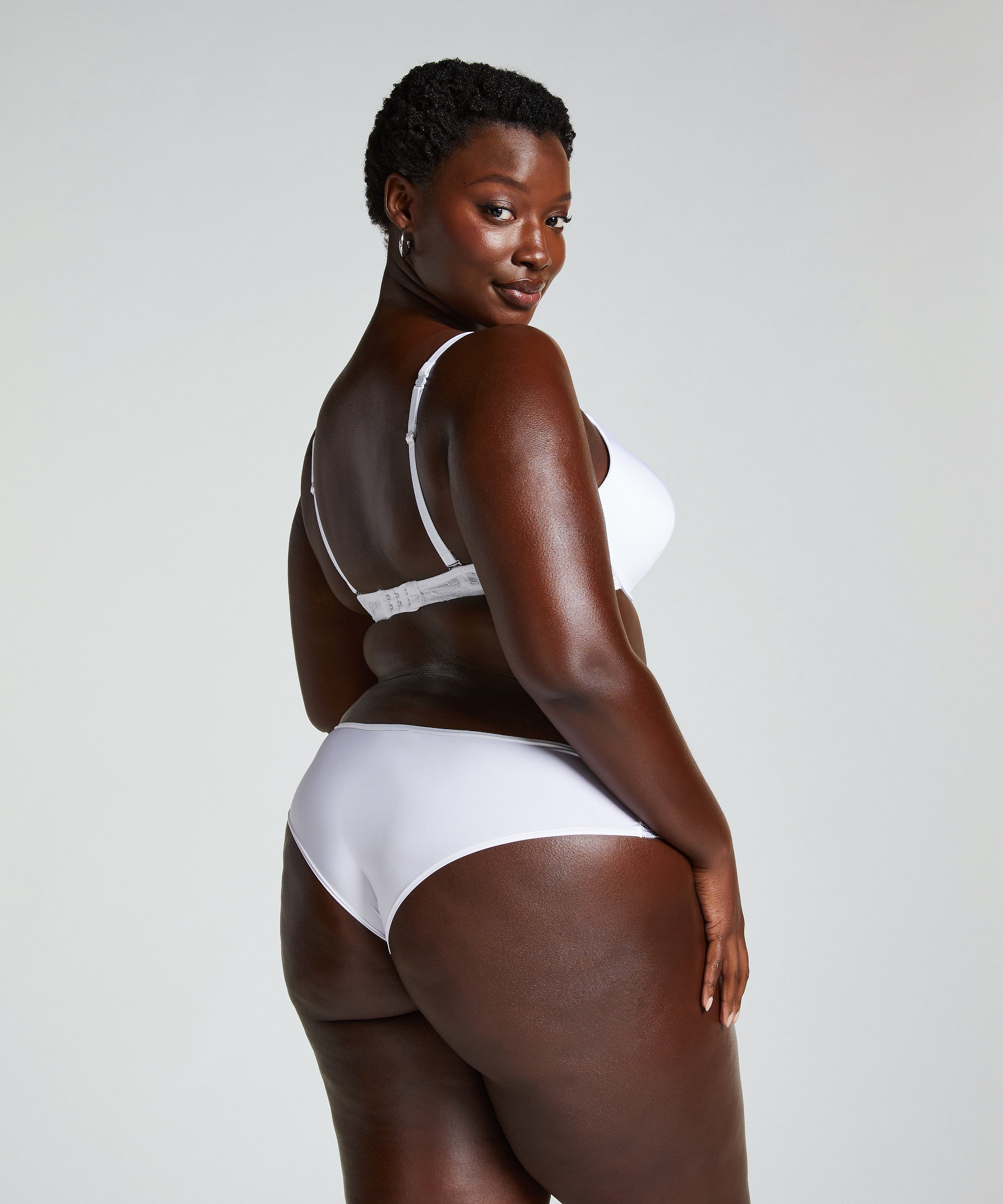 2-pack of Angie Brazilian knickers, White, main