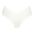 V-shaped Brazilian knickers mesh, White