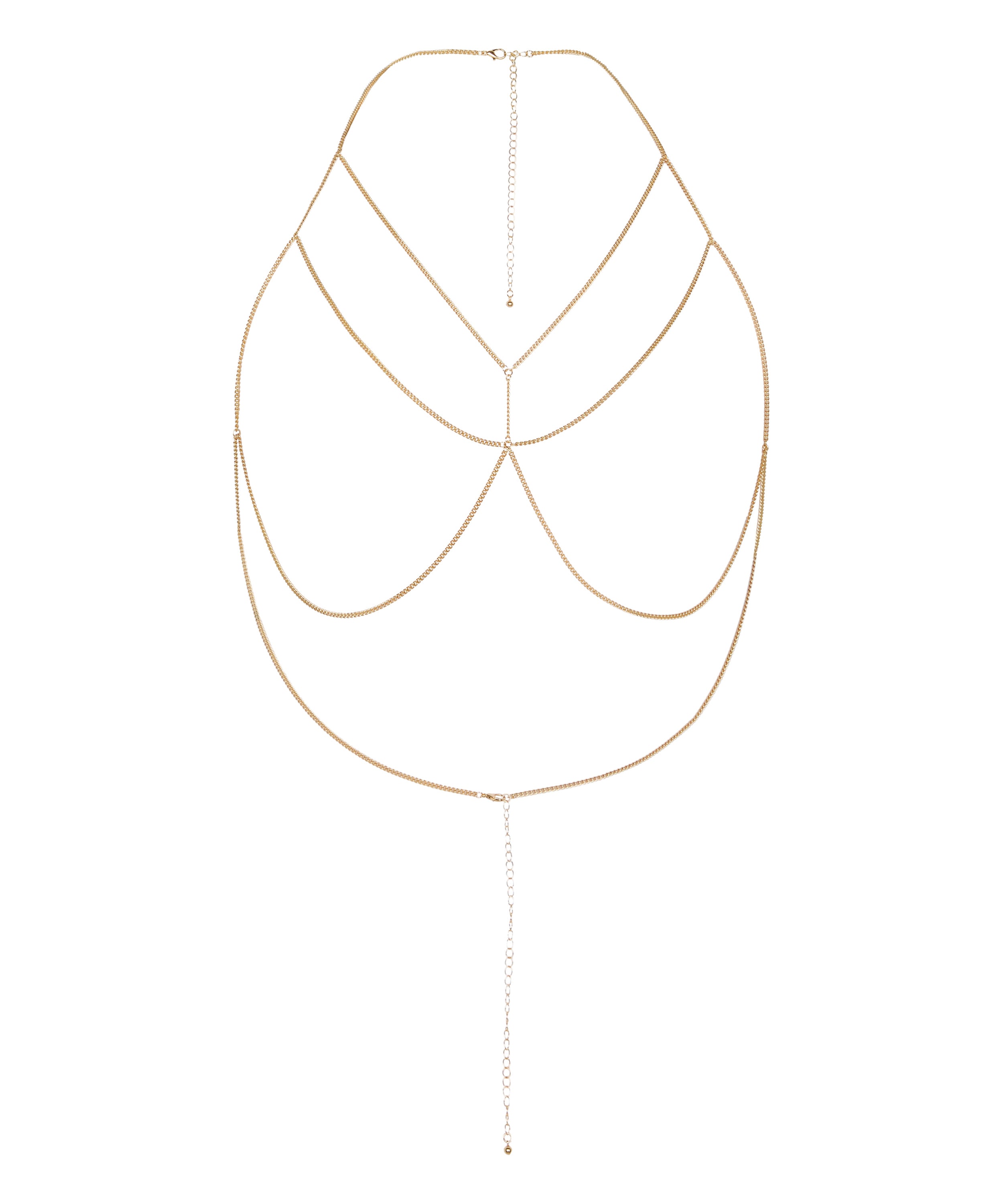Bra Body Jewellery, Yellow, main