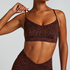 HKMX Sports Bra Level 1, Brown