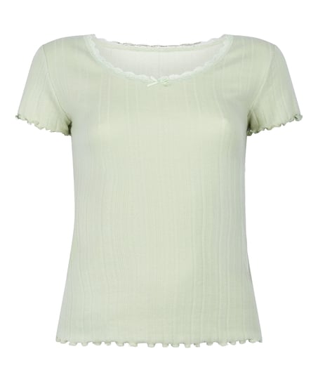 Pointelle Top Lace, Green
