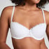 Secret Lace Padded Underwired Bra, White
